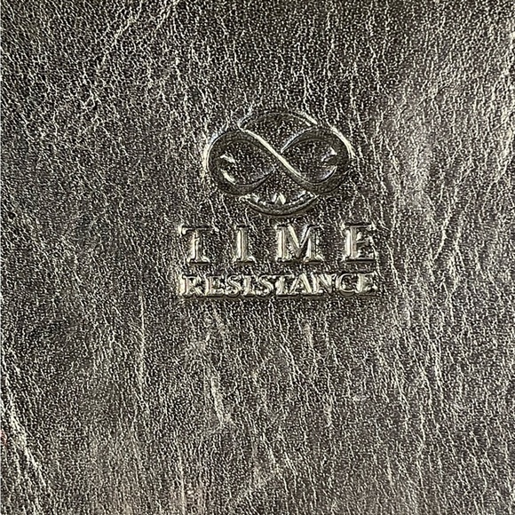 Time Resistance Leather Briefcase - Business Laptop Bag Italian Handmade - Picture 11 of 16